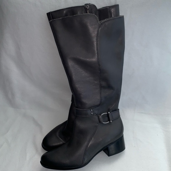 naturalizer dane wide calf boots